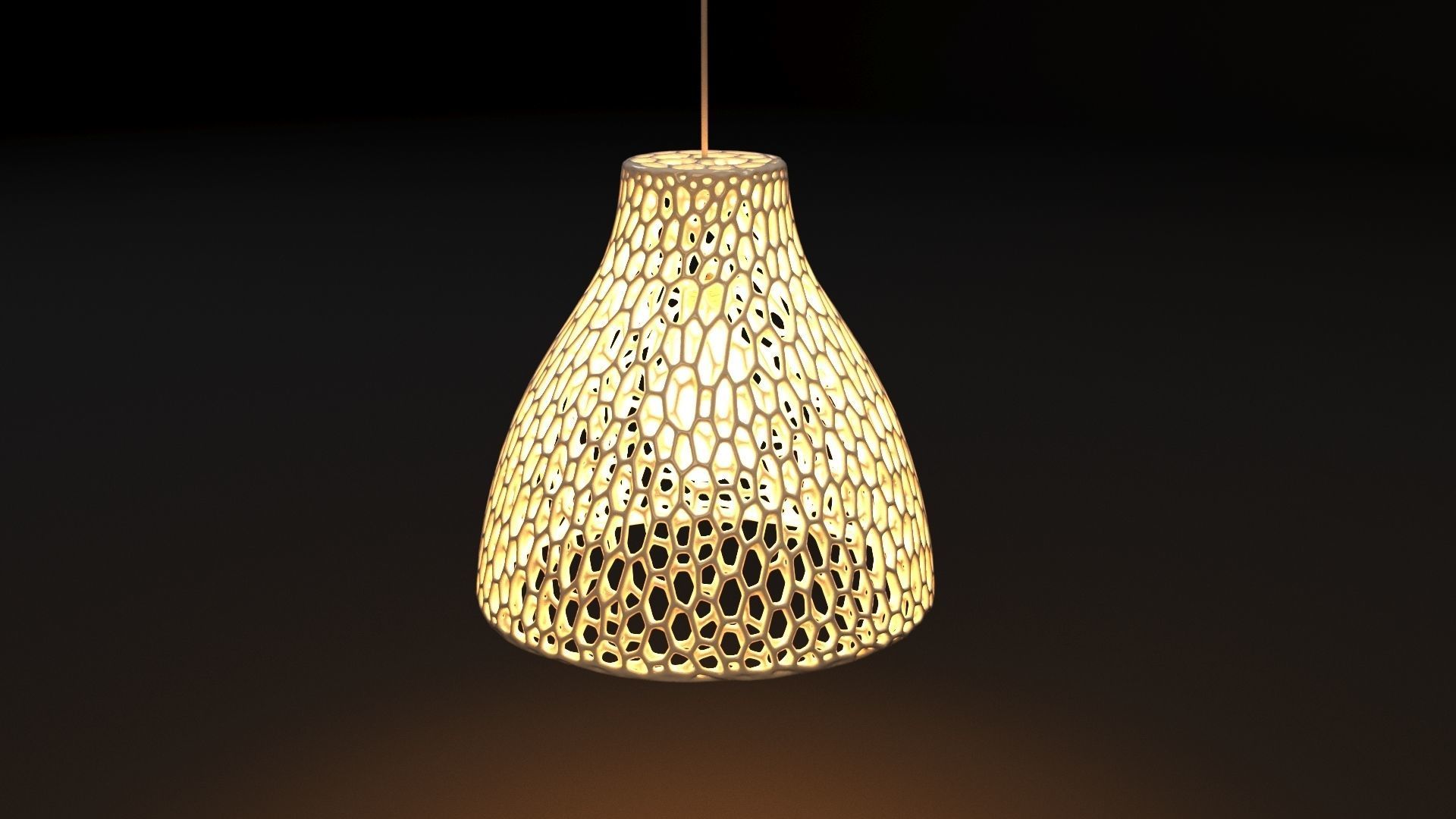 Ikea lamp Melodi 3D print model_5