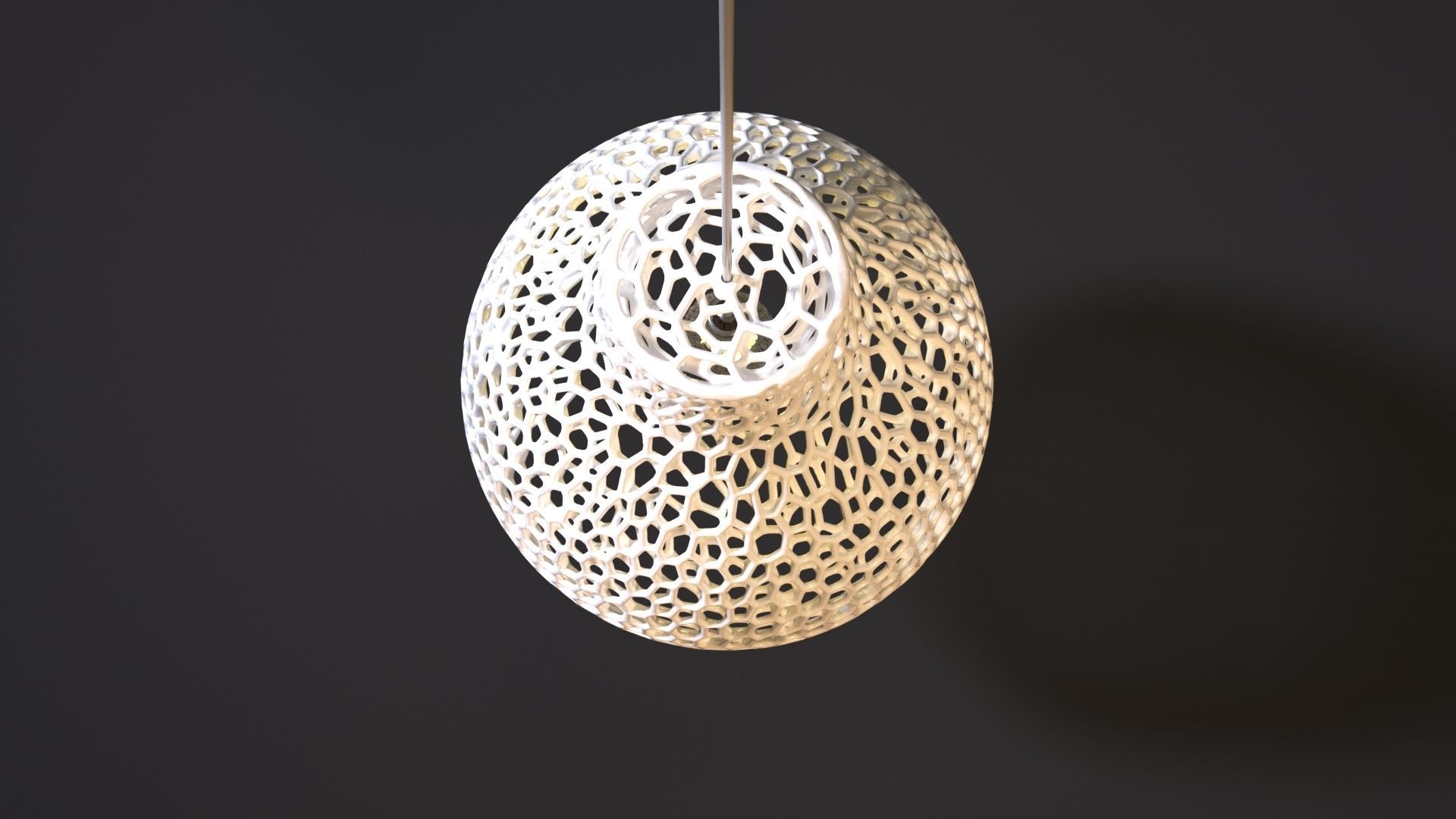 Ikea lamp Melodi 3D print model_18