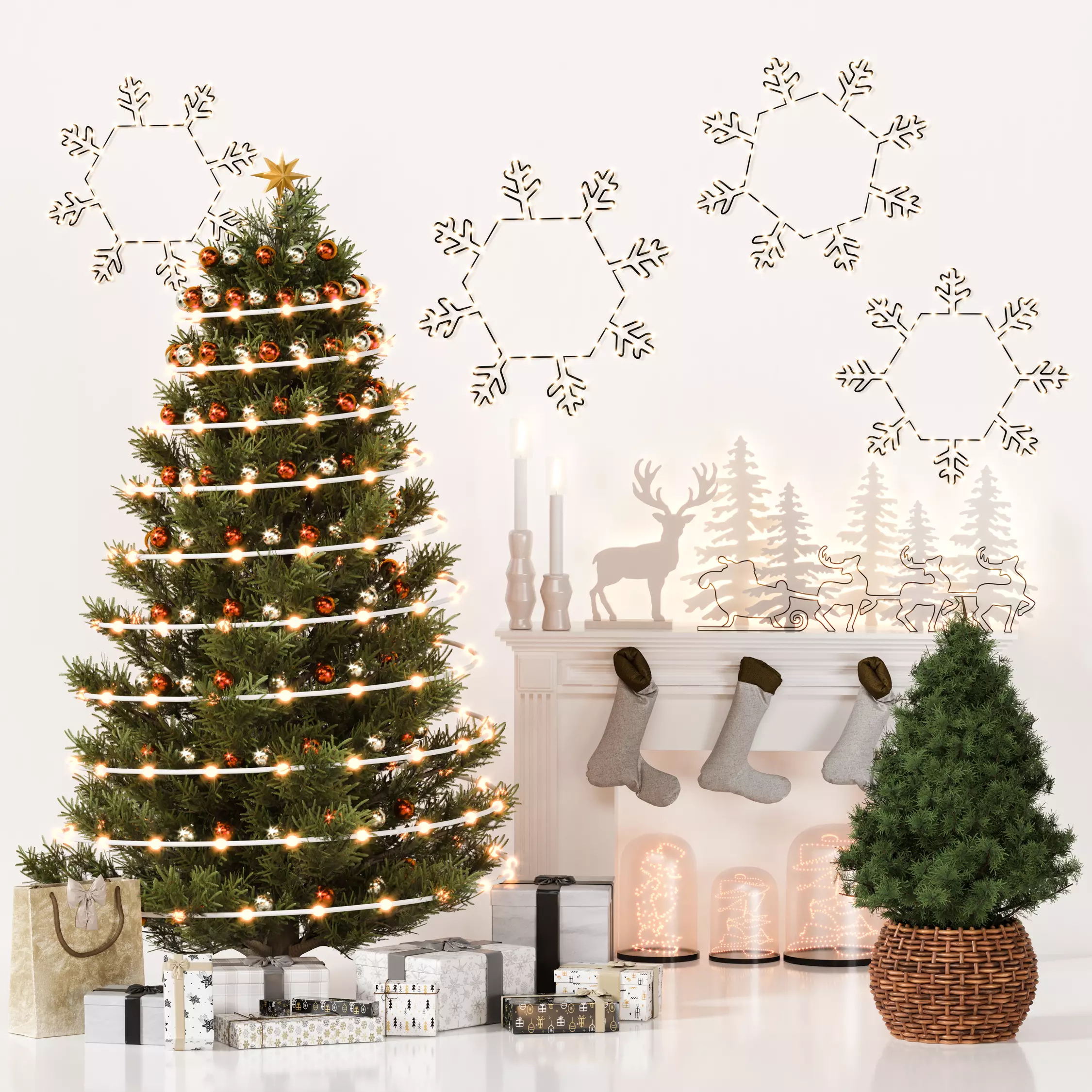 Christmas Decor Set 16 3D model_0