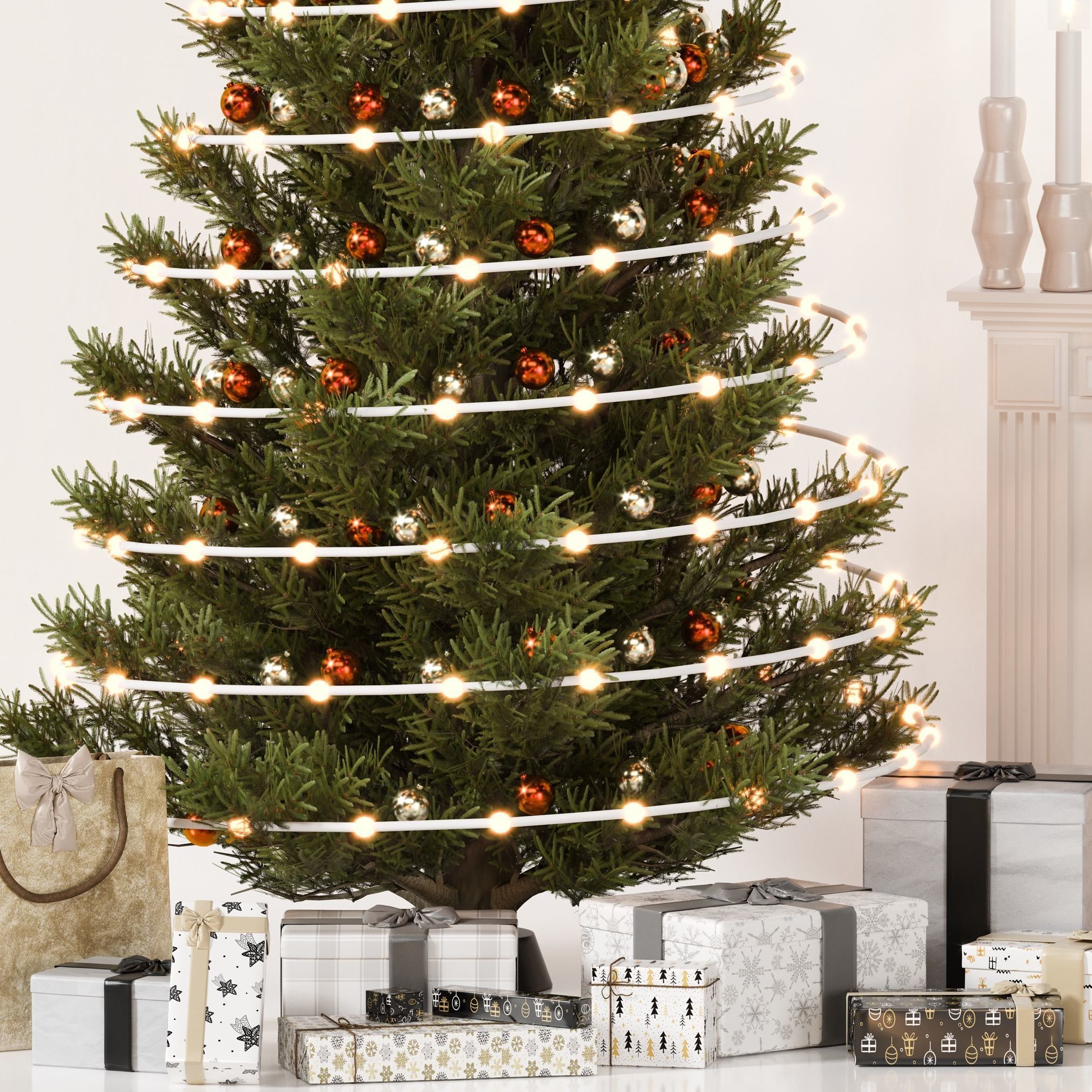 Christmas Decor Set 16 3D model_1