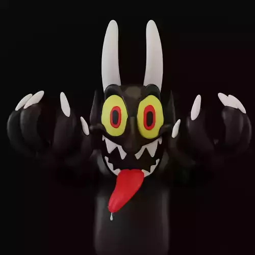 CUPHEAD VIDEO GAME DEVIL 3D 3D model