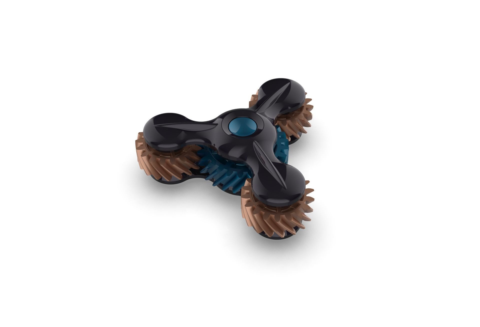 Gear Fidget Spinner 3D print model_14