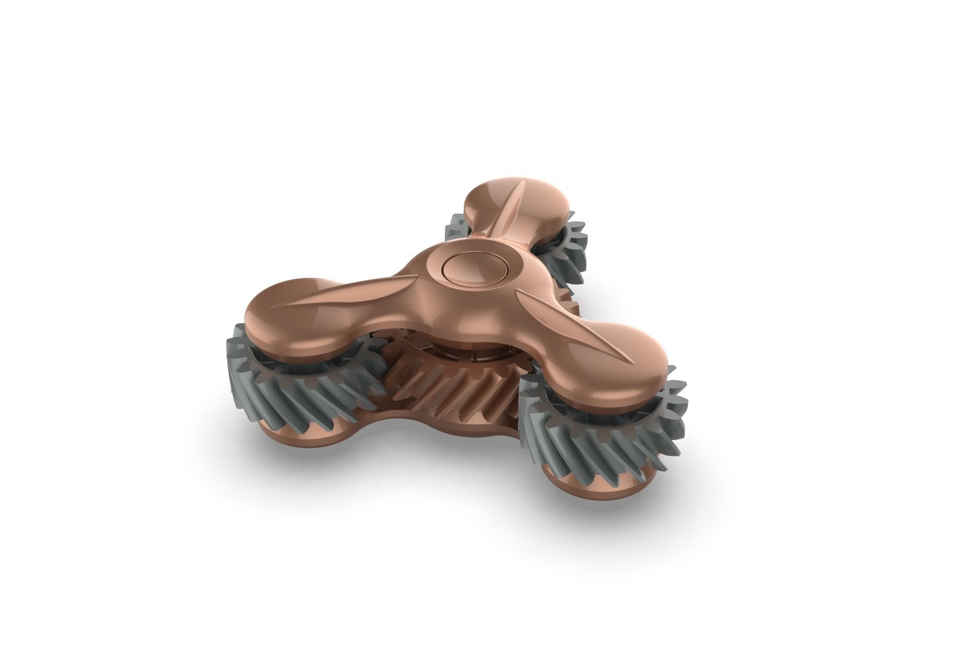 Gear Fidget Spinner 3D print model_7