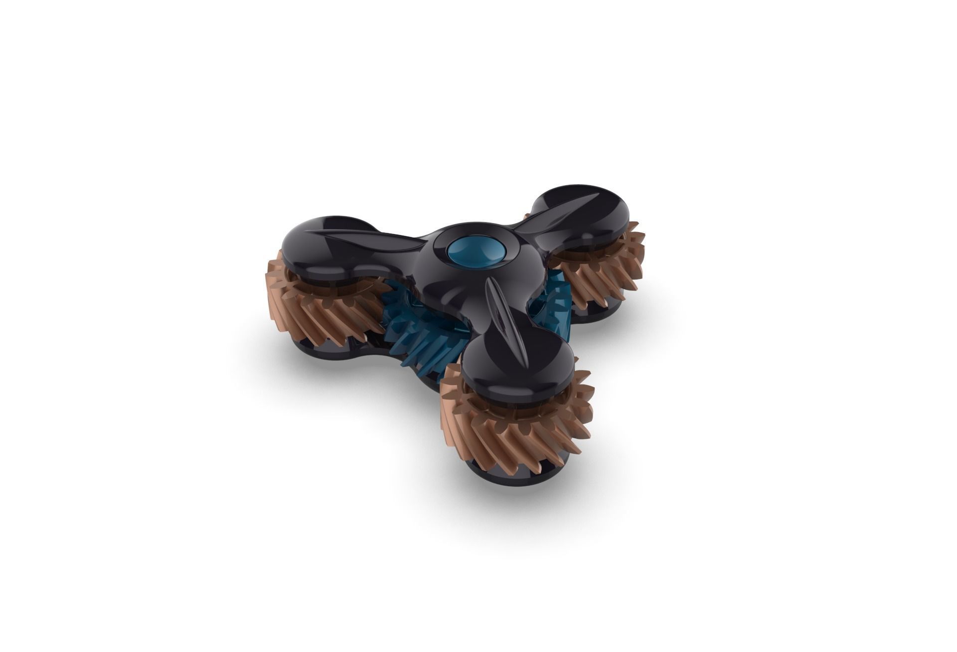 Gear Fidget Spinner 3D print model_15