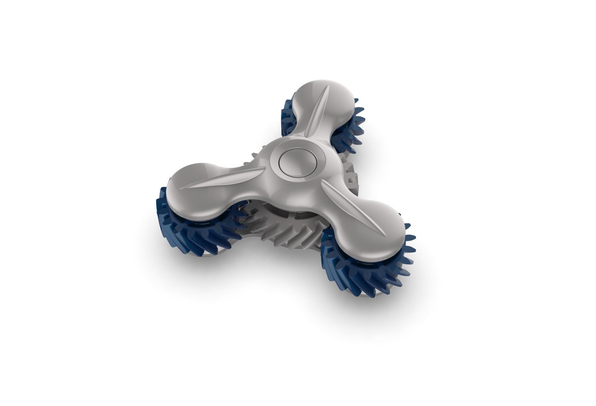 Gear Fidget Spinner 3D print model_12