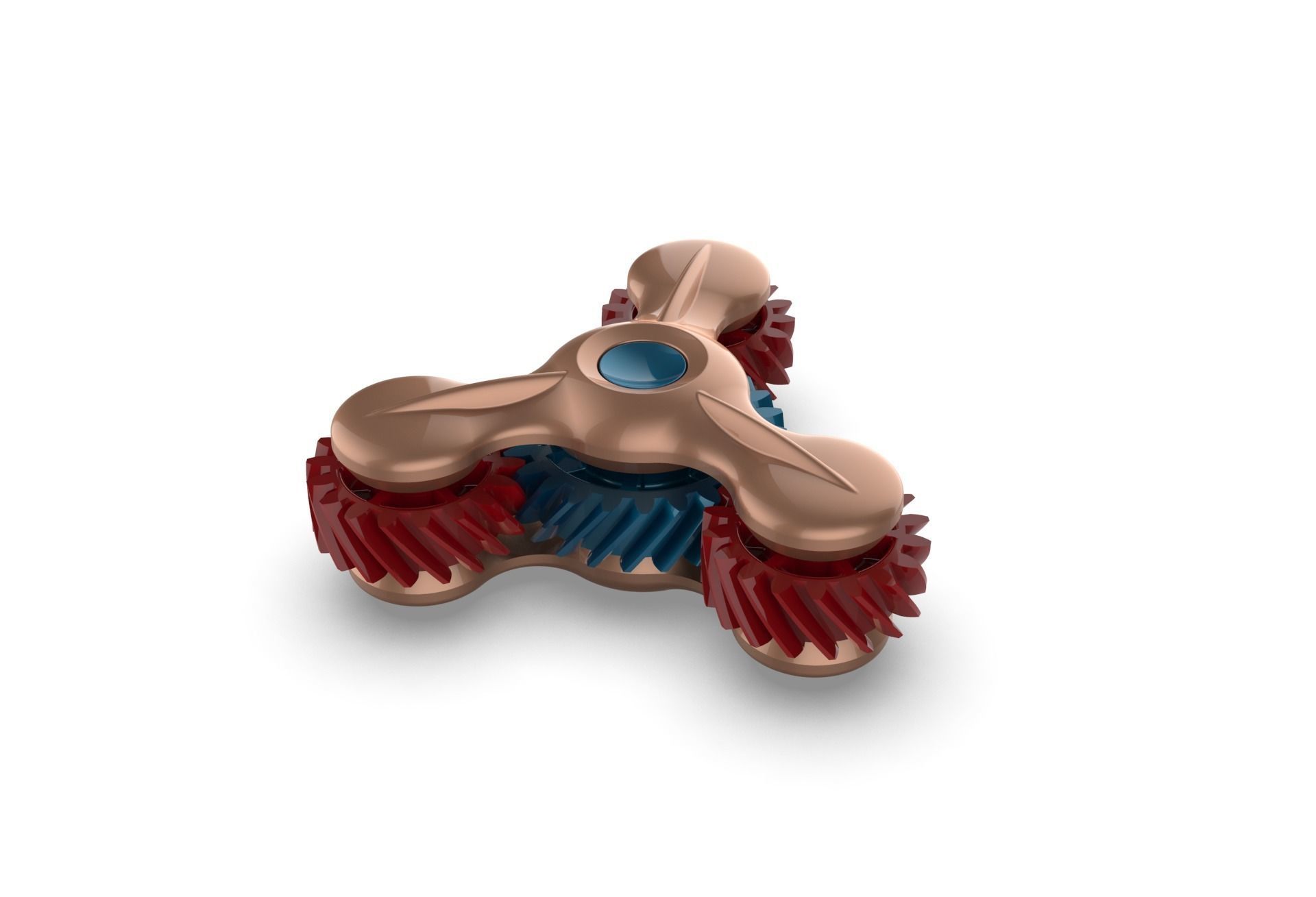 Gear Fidget Spinner 3D print model_6