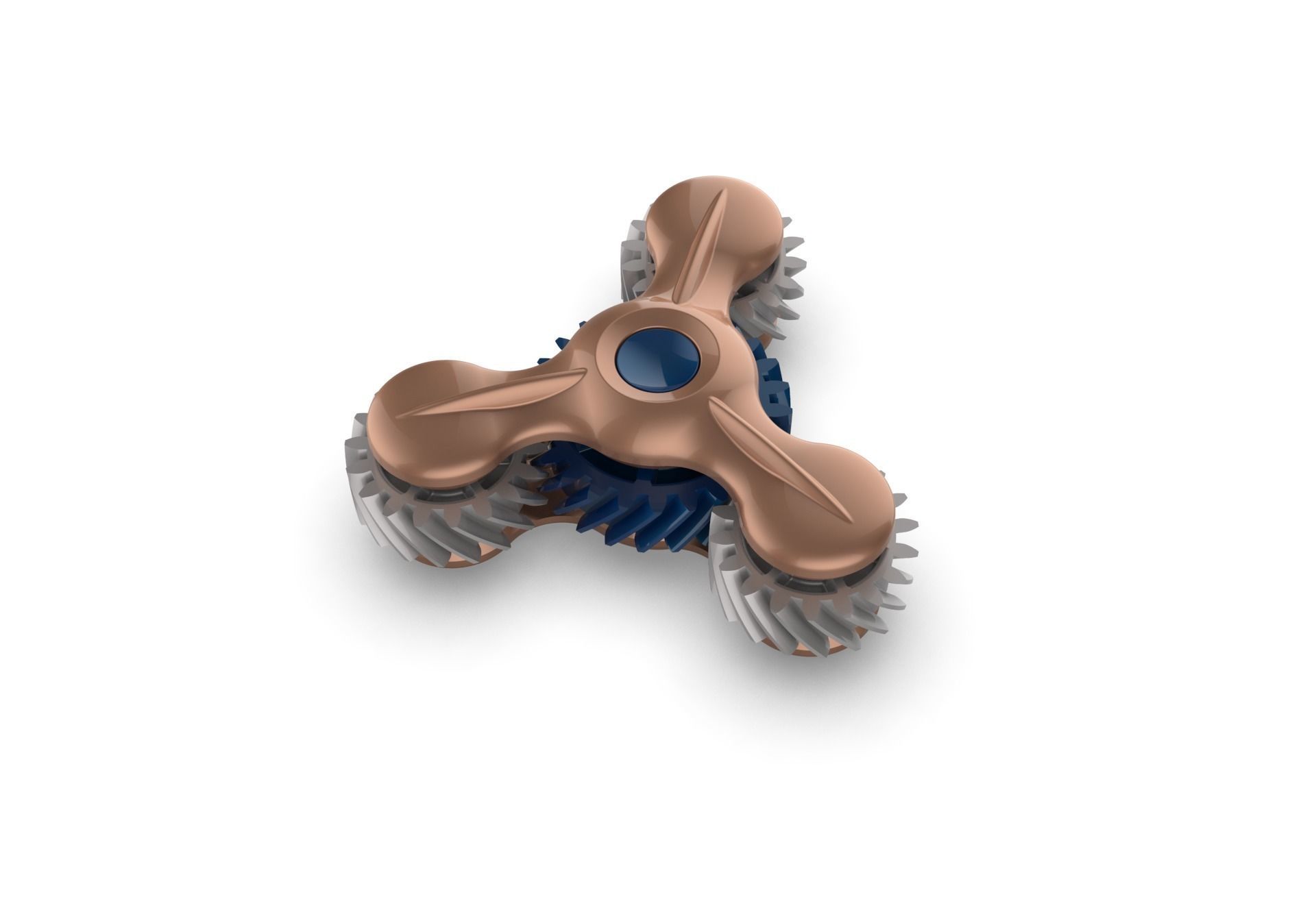 Gear Fidget Spinner 3D print model_11