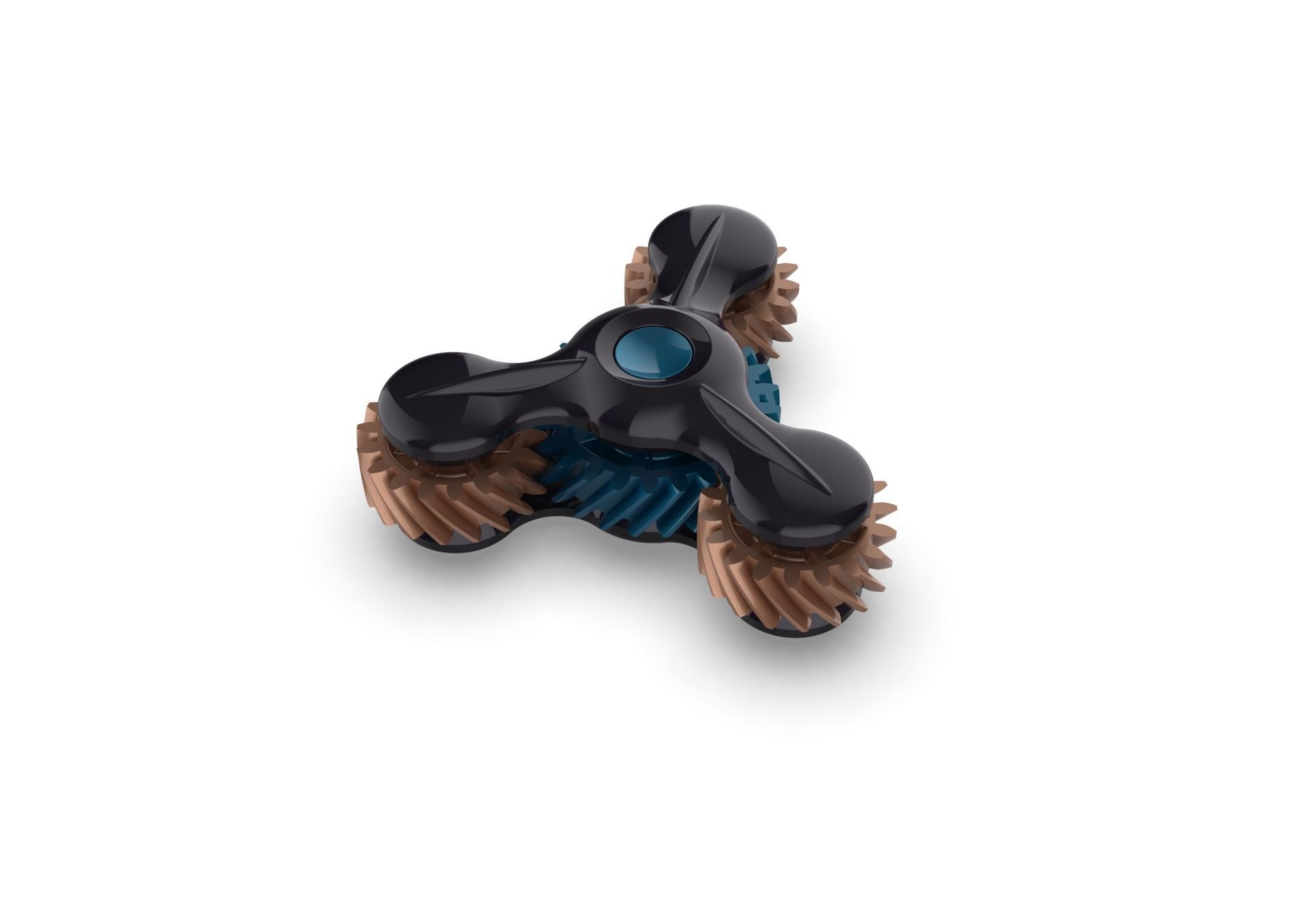 Gear Fidget Spinner 3D print model_13