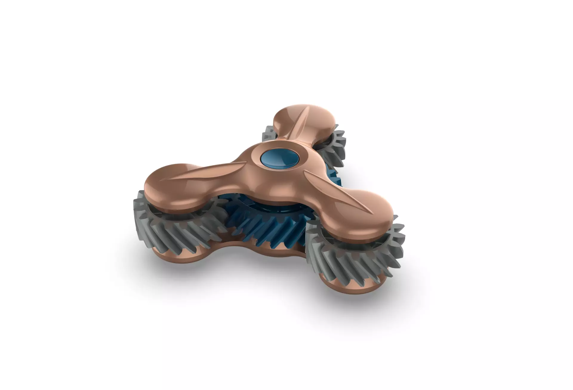 Gear Fidget Spinner 3D print model_0