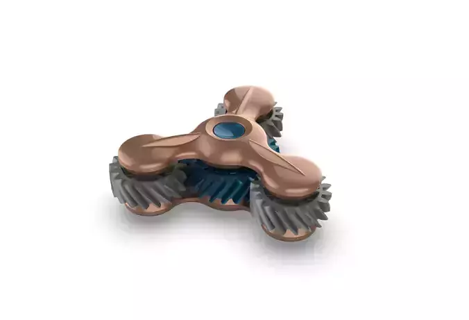 Gear Fidget Spinner 3D print model