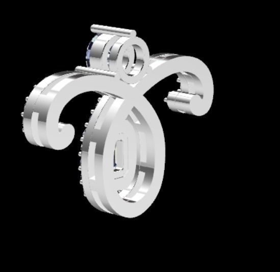 Pendant bi22 3D print model_12