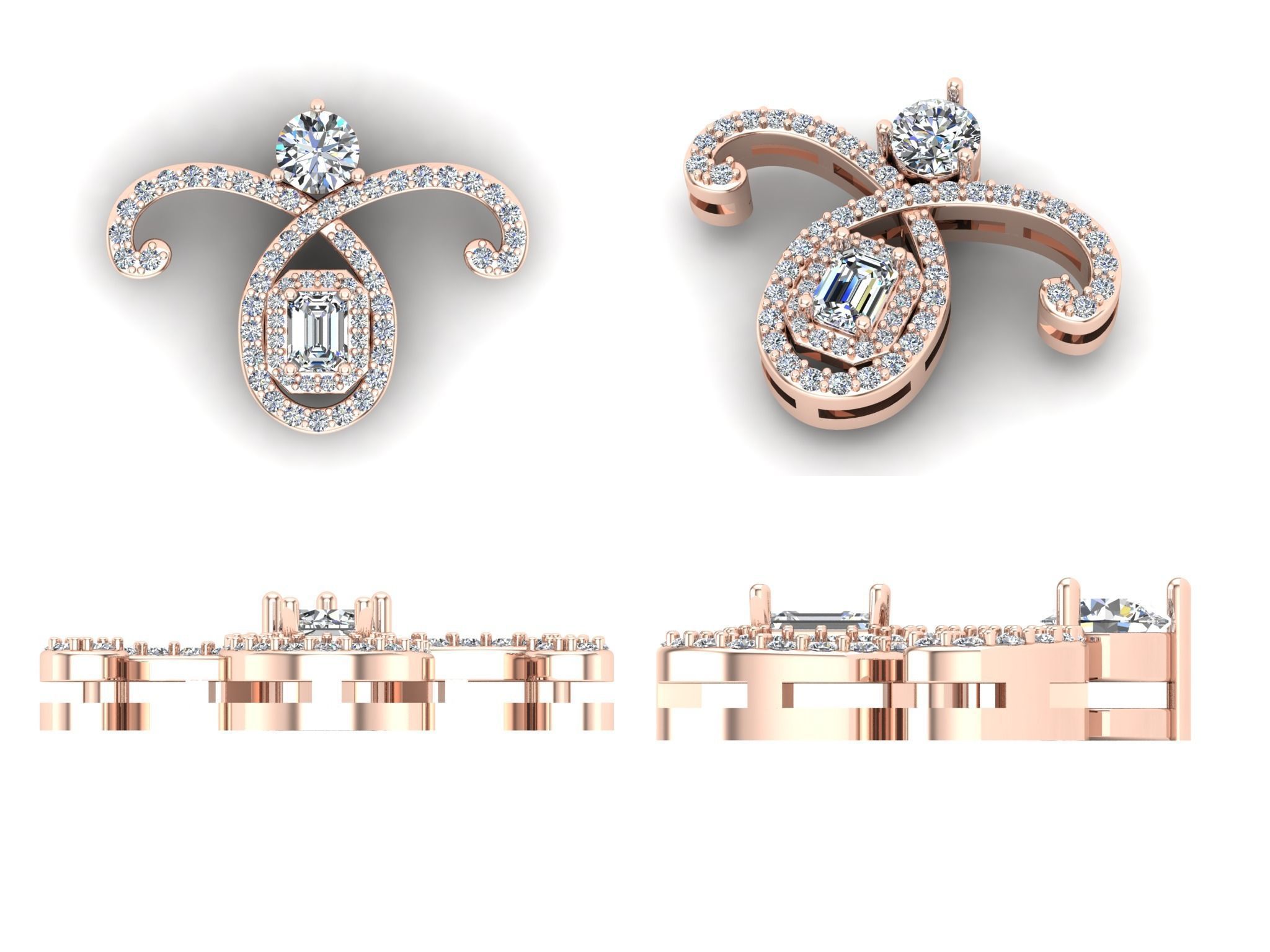 Pendant bi22 3D print model_4