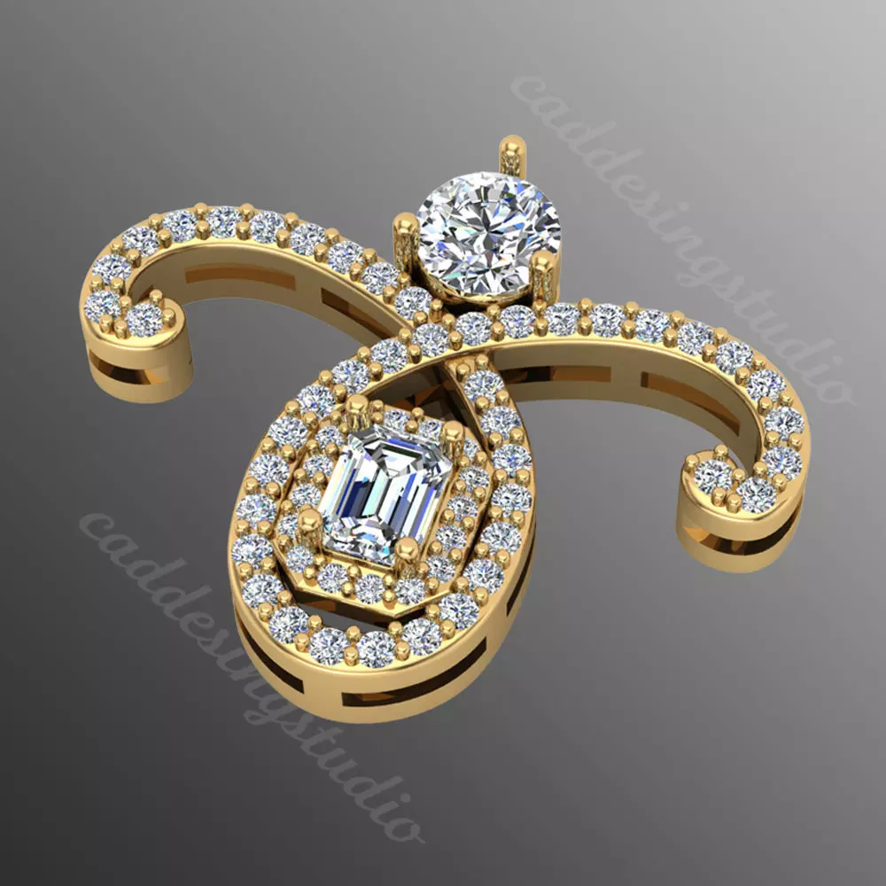 Pendant bi22 3D print model_0