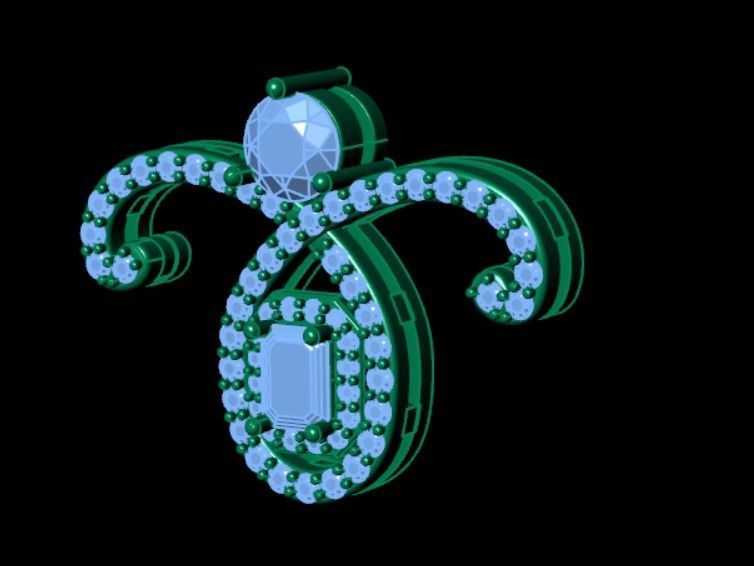 Pendant bi22 3D print model_10