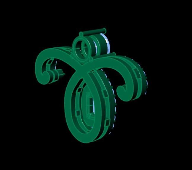 Pendant bi22 3D print model_7