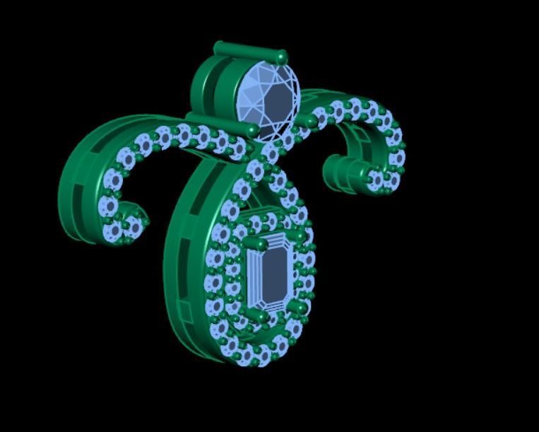 Pendant bi22 3D print model_11