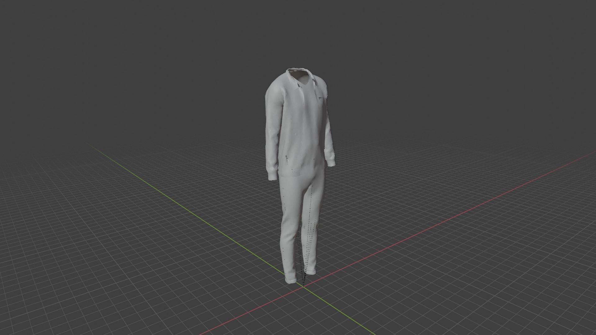 Man Clothes Low-poly 3D model_7