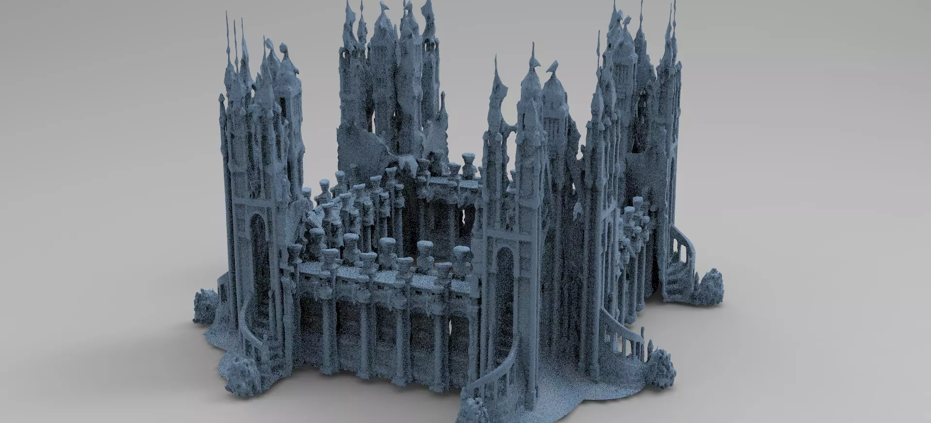 Ancient Culture Ruins Fort 1 3D model_0