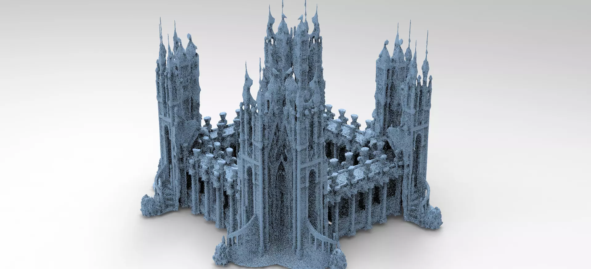 Ancient temple Stone temple 1  3D model_0