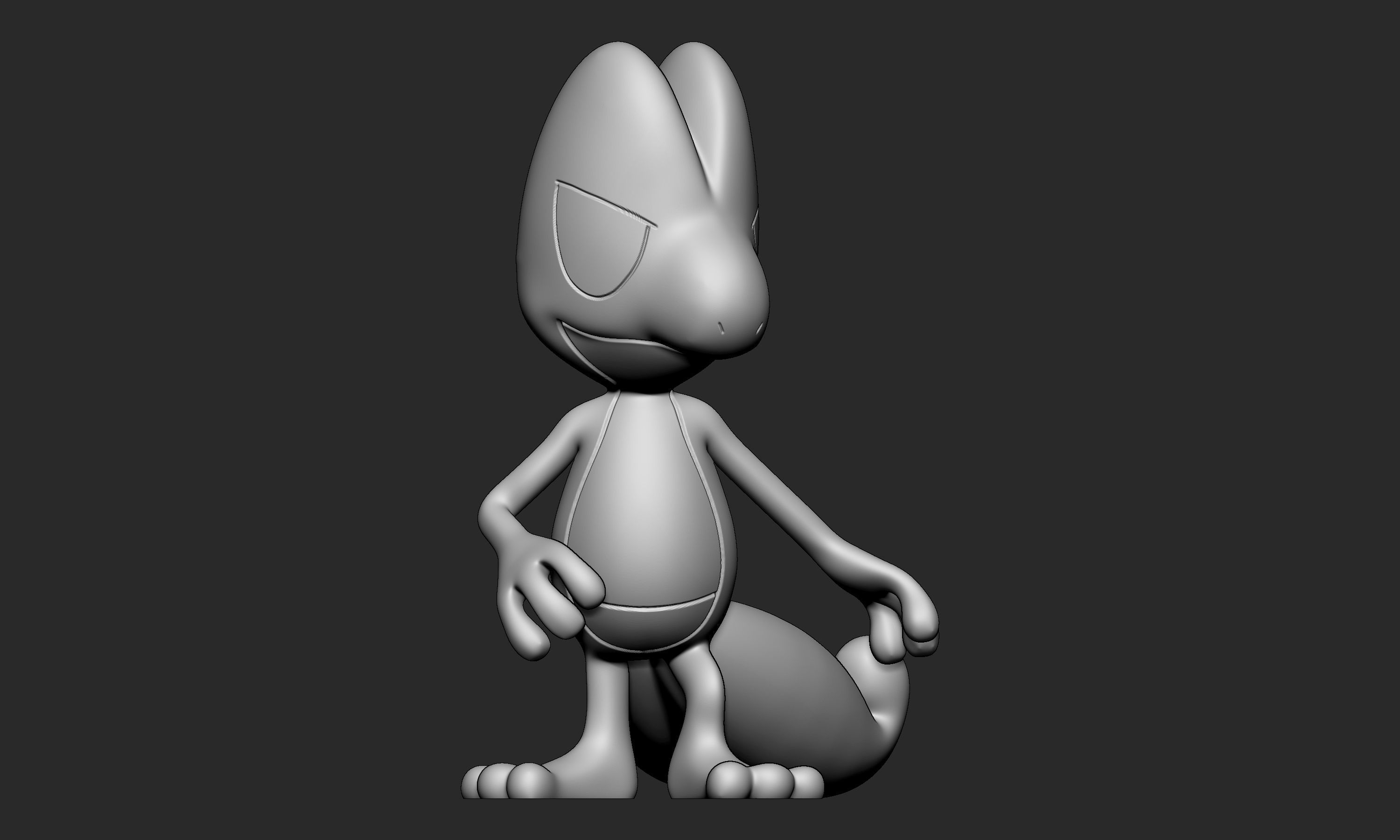 Pokemon - Treecko with 2 poses 3D print model_3