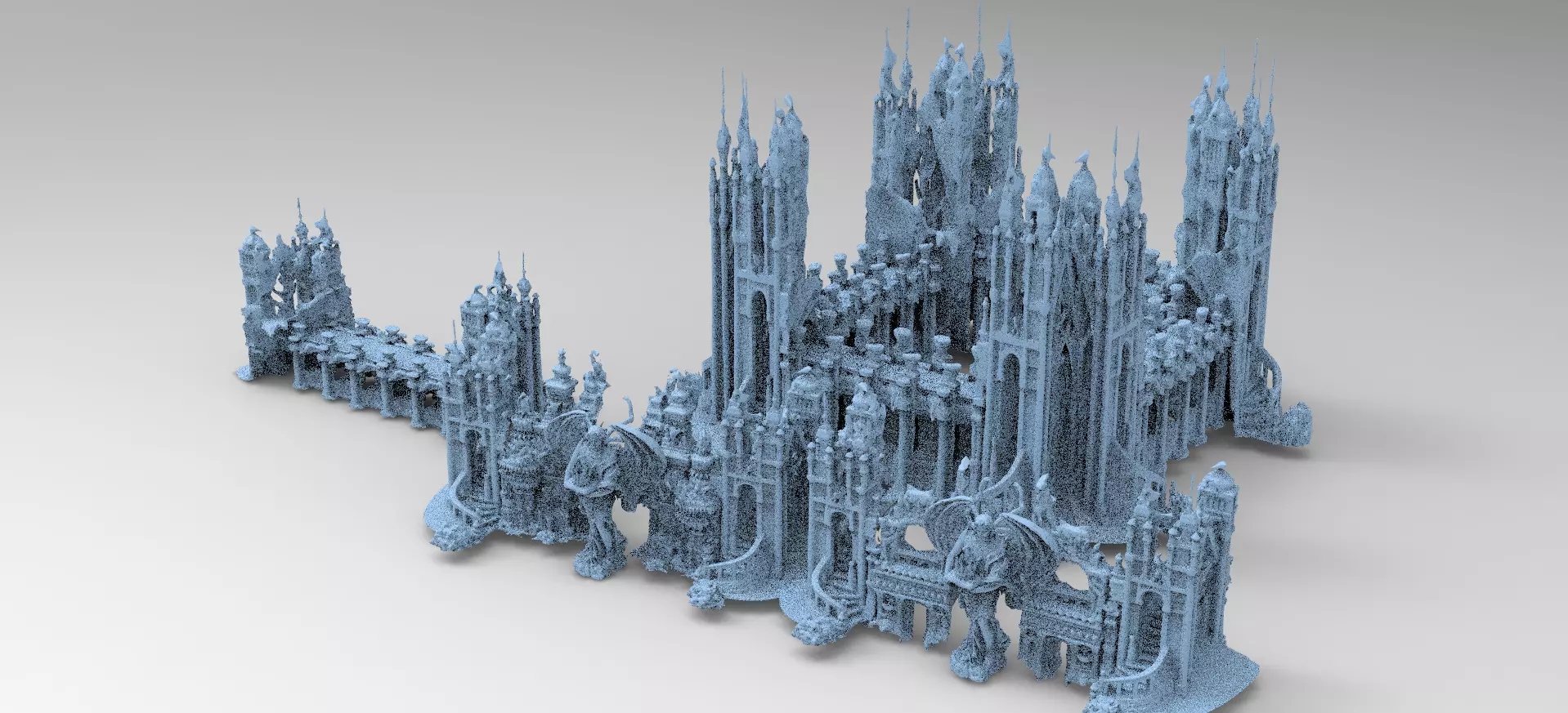 Stone  temple Structures 3D model_0