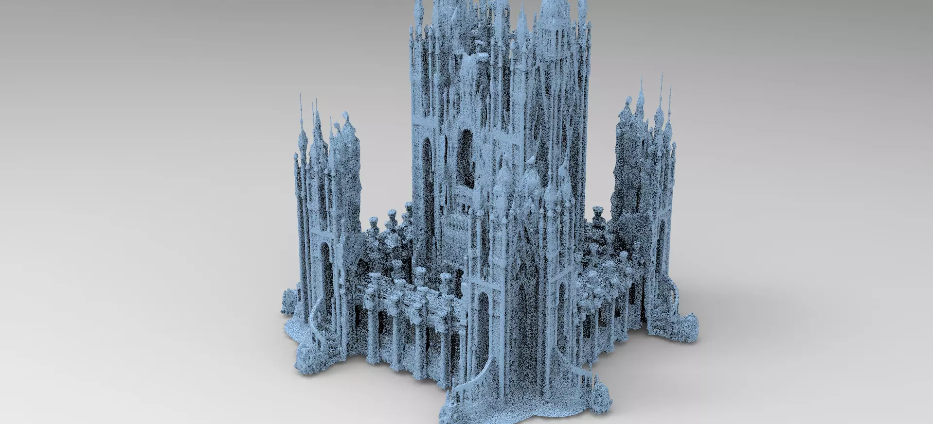 Dark Ancient temple Stone temple 1 3D model_0