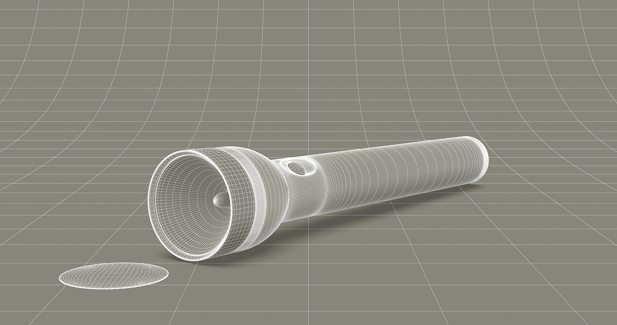 Maglite D3 Flashlight 3D model_4