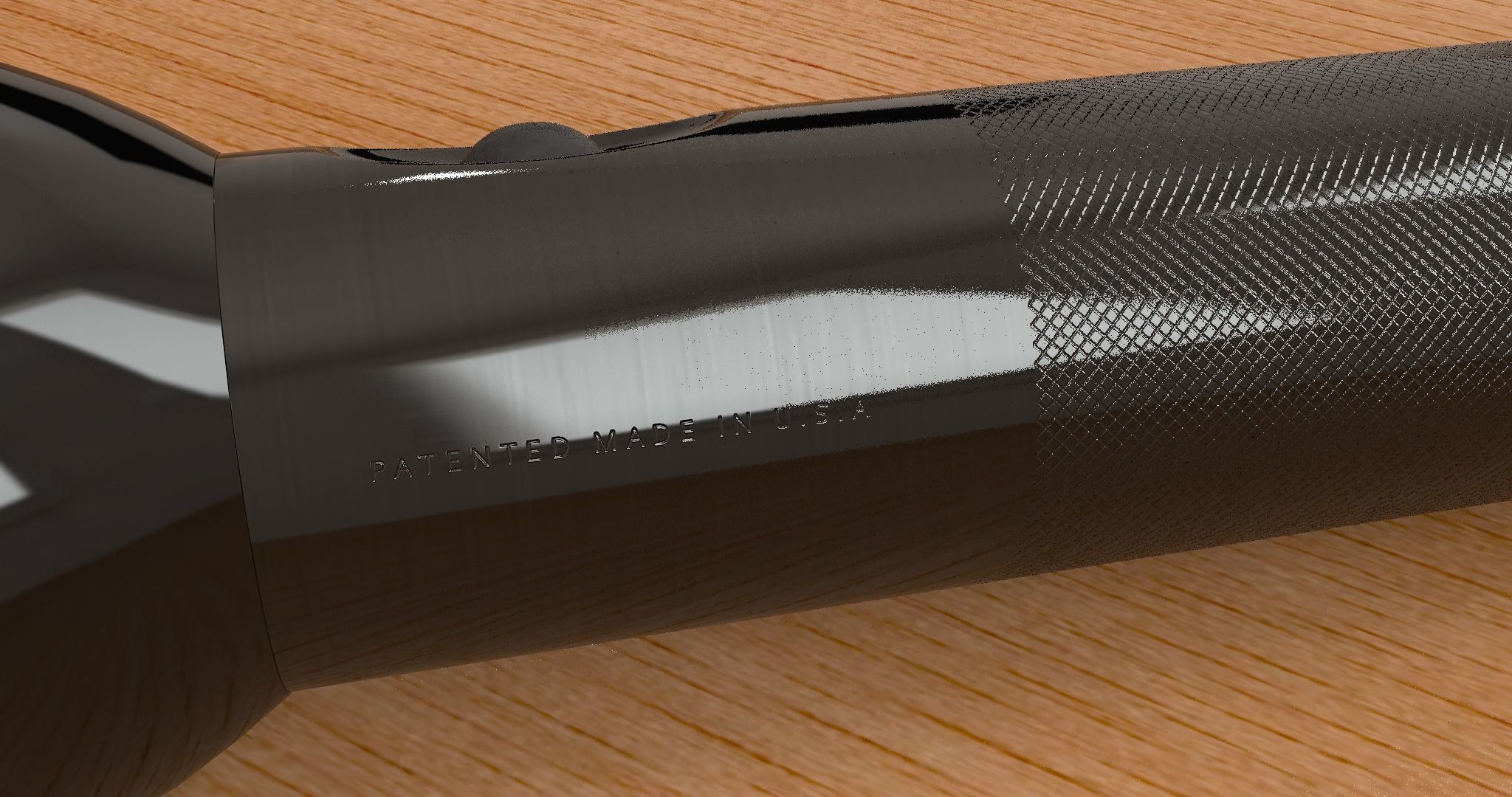 Maglite D3 Flashlight 3D model_3