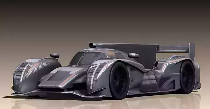 HIGH DETAIL Audi LeMans Race Car - 6 Parts for 3D Printing  3D print model