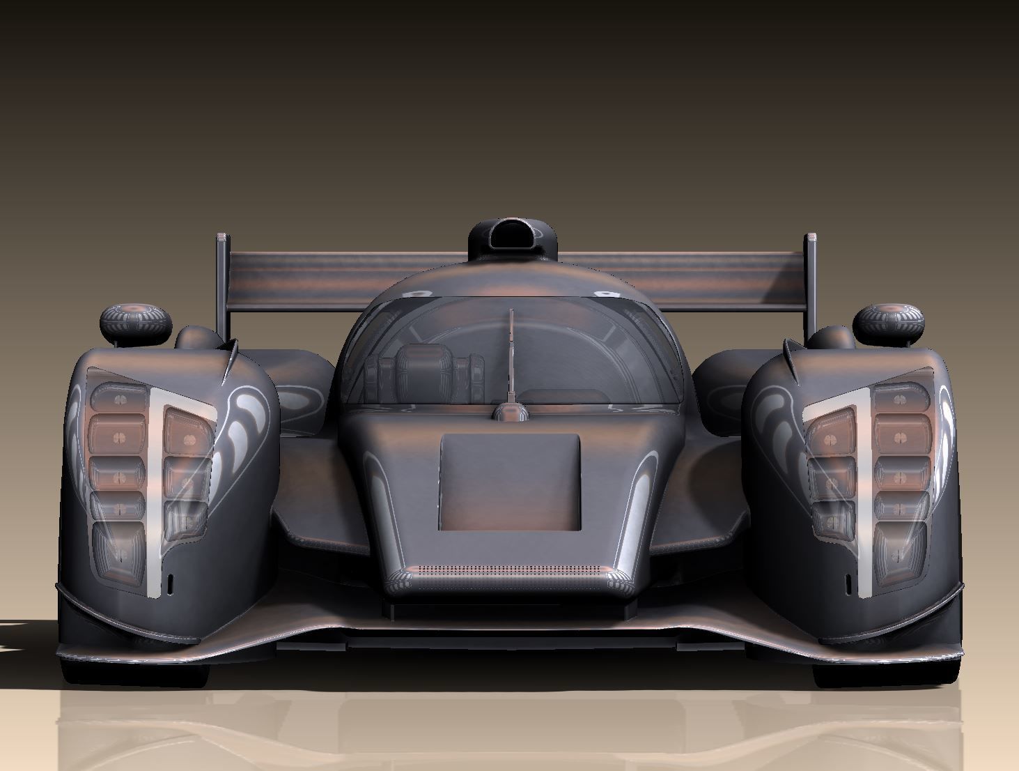 HIGH DETAIL Audi LeMans Race Car - 6 Parts for 3D Printing  3D print model_13