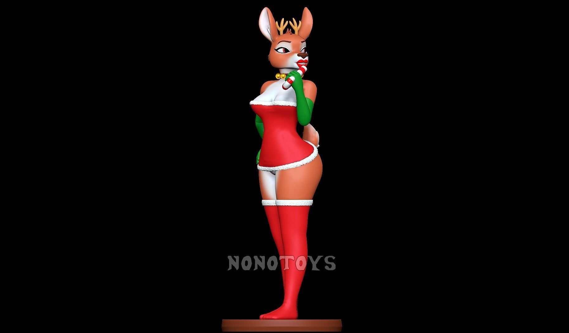 Sexy Reindeer for Christmas 3D print model_2