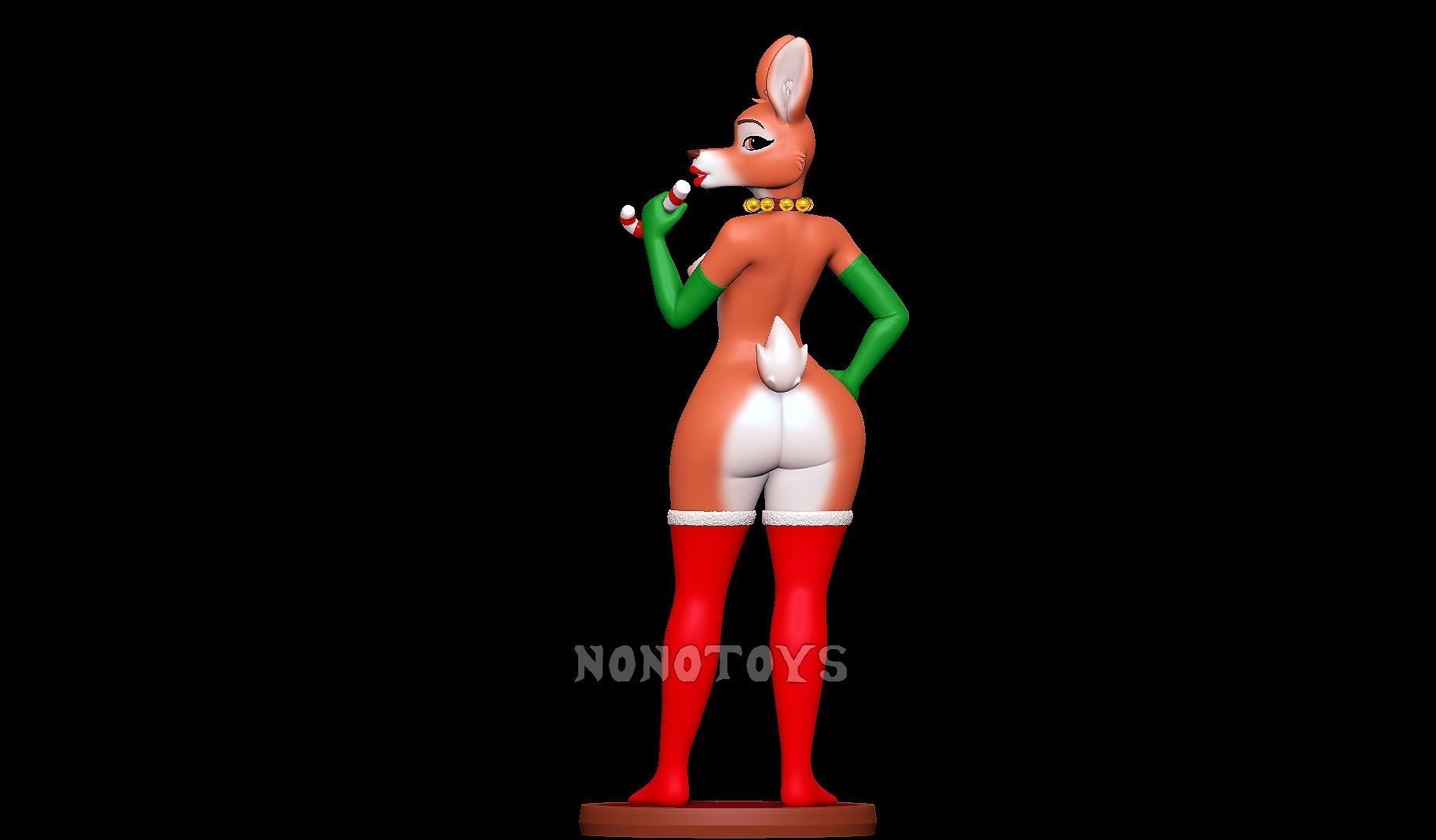 Sexy Reindeer for Christmas 3D print model_13