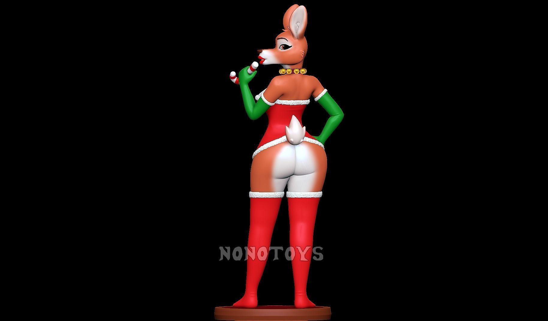 Sexy Reindeer for Christmas 3D print model_4