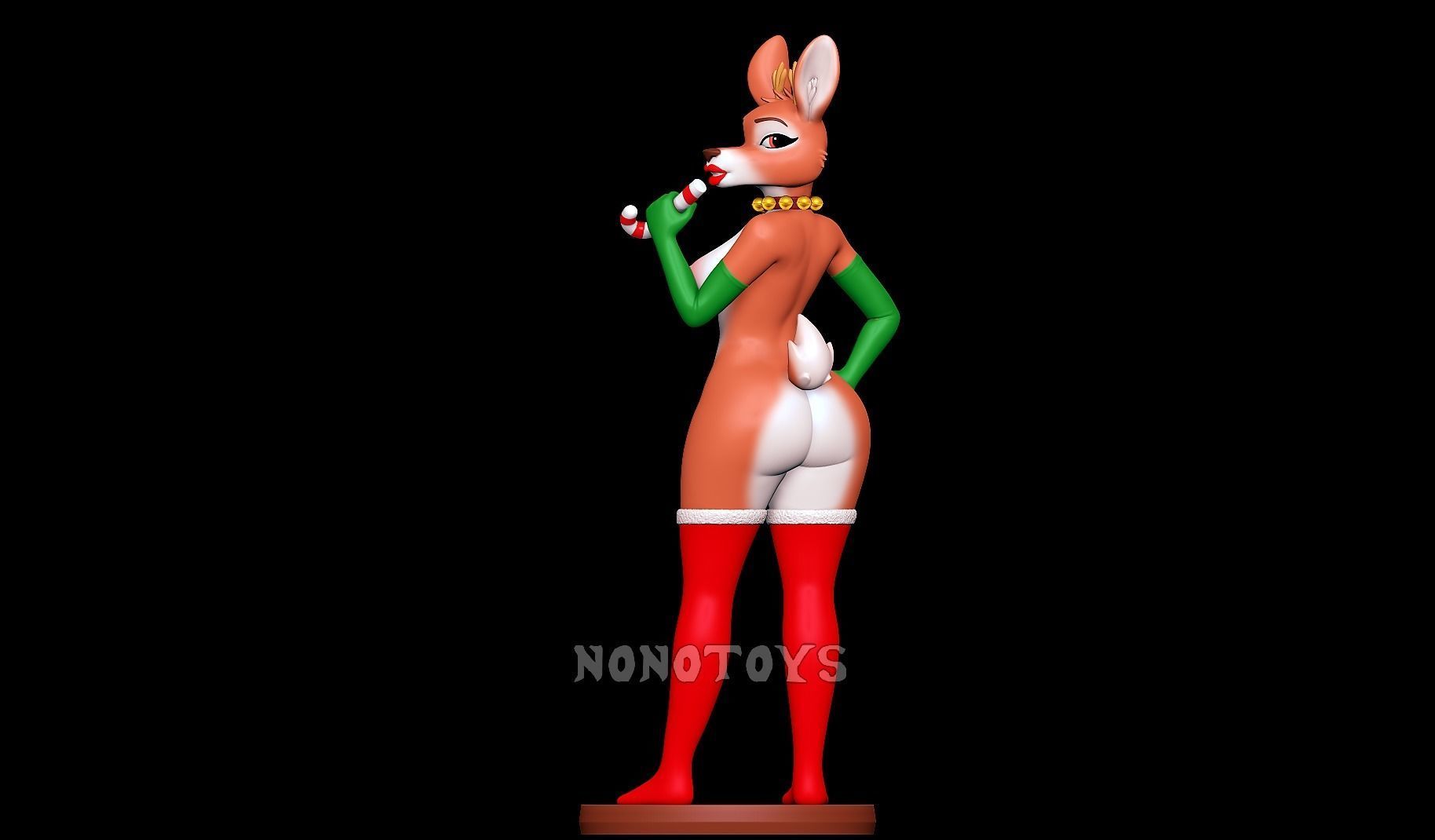 Sexy Reindeer for Christmas 3D print model_8