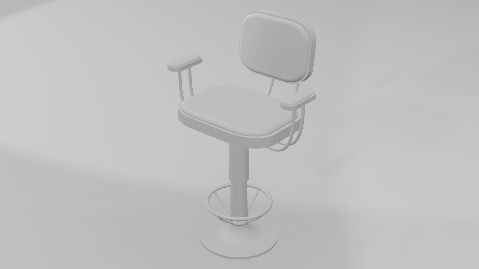 Bar Stool 3D model_10