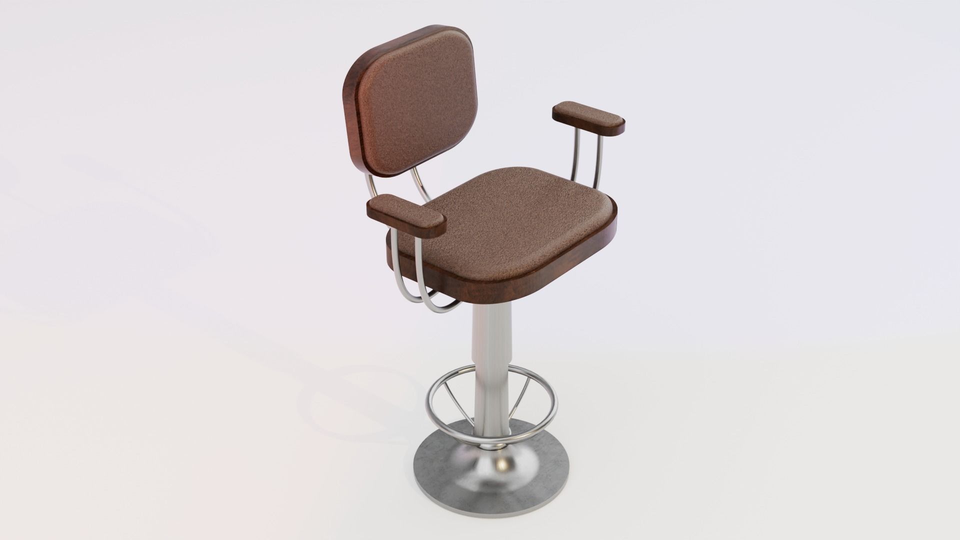 Bar Stool 3D model_8