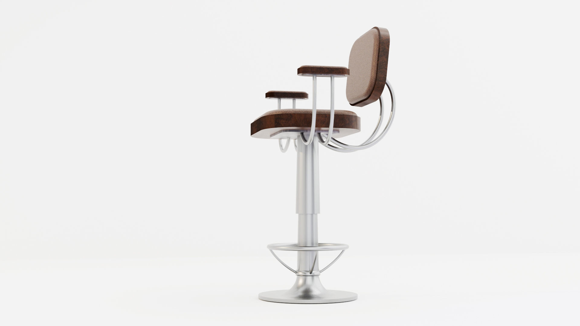 Bar Stool 3D model_2