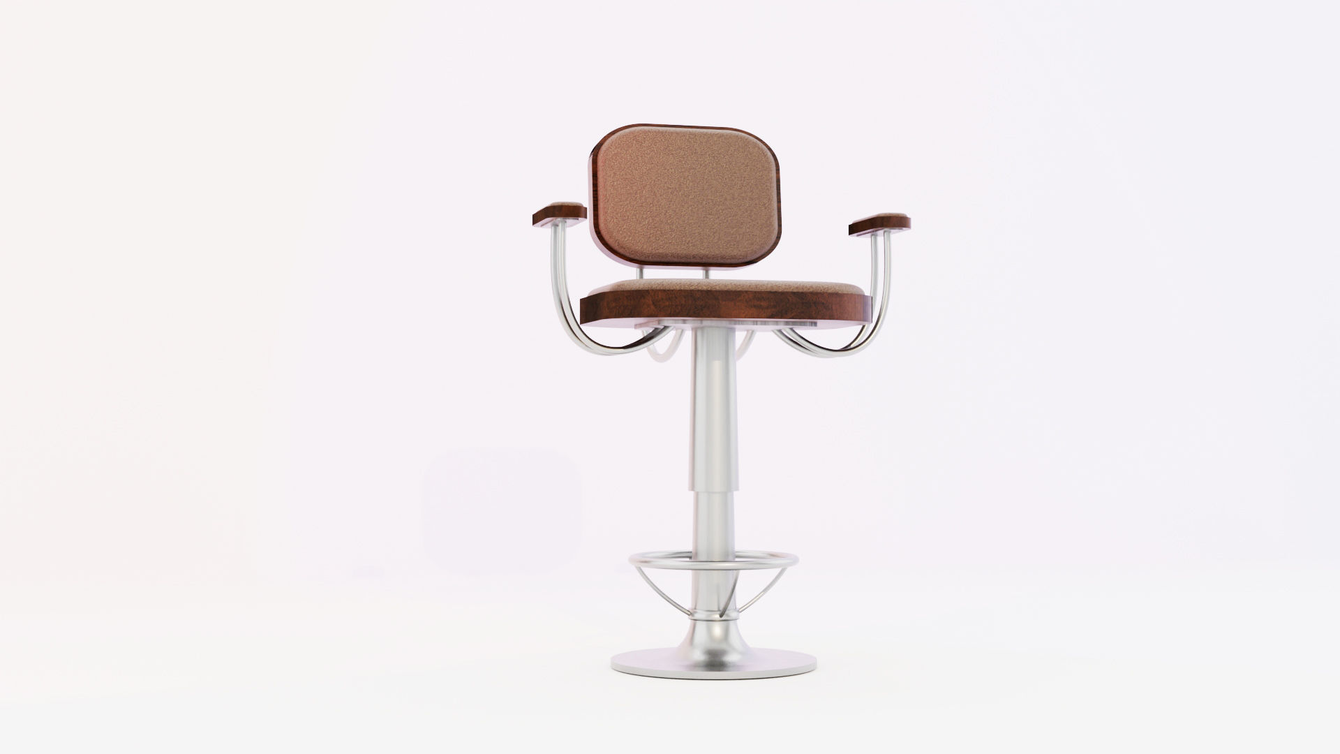 Bar Stool 3D model_3