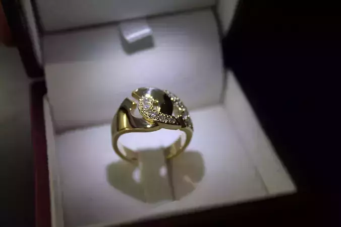 RingDiamonds gold ring with diamonds