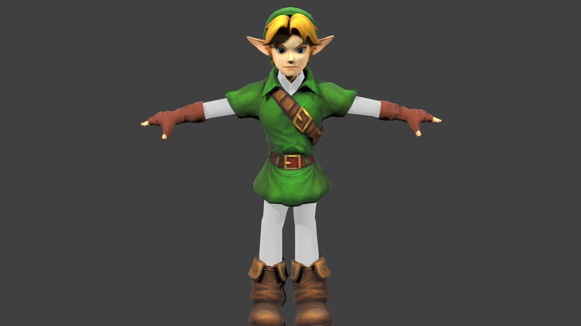 Link Character Model Ref Adult Link model NOT RIGGED 3D model | CGTrader