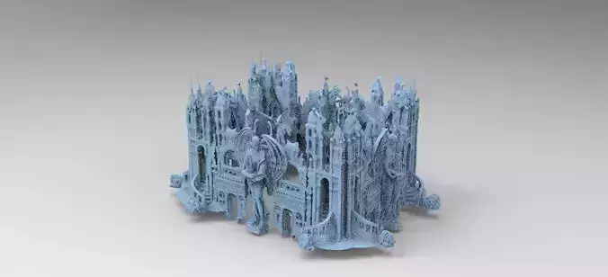 Dark Ancient temple Stone temple 2