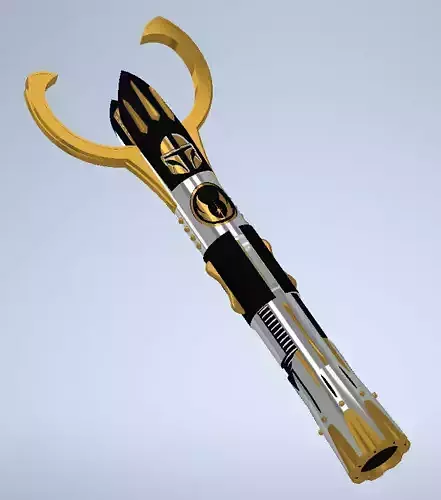 Mandalorian Jedi Lightsaber 3D print model