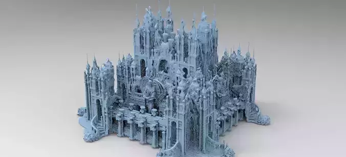 Dark Ancient temple Stone temple 5 