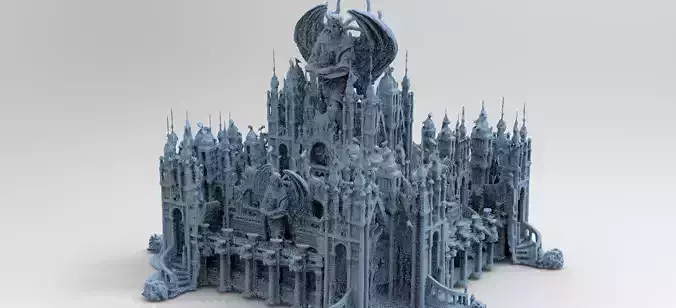 Dark Ancient temple Stone temple 10