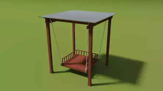Wooden Bed Swing