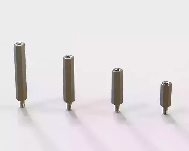 M5 Hexagonal Stud Male-Female Connector