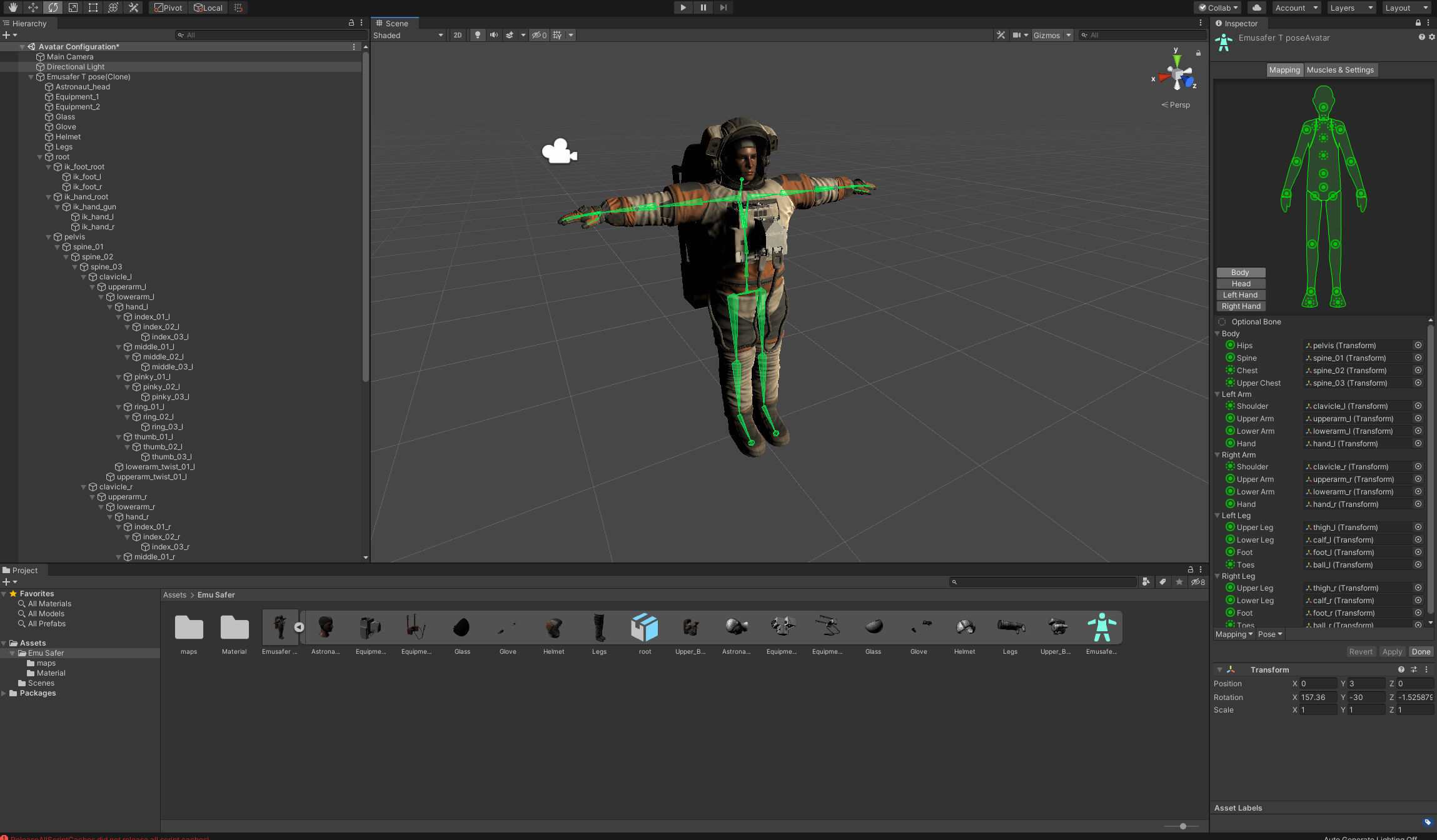 CS05 Space Suit V1 LITE VERSION Low-poly 3D model_13