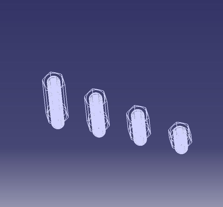 M12 Hexagonal Stud Male-Female Connector 3D print model_10