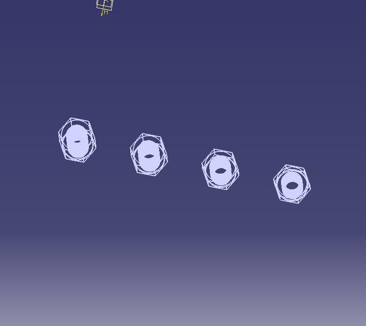 M14 Hexagonal Stud Male-Female Connector 3D print model_3