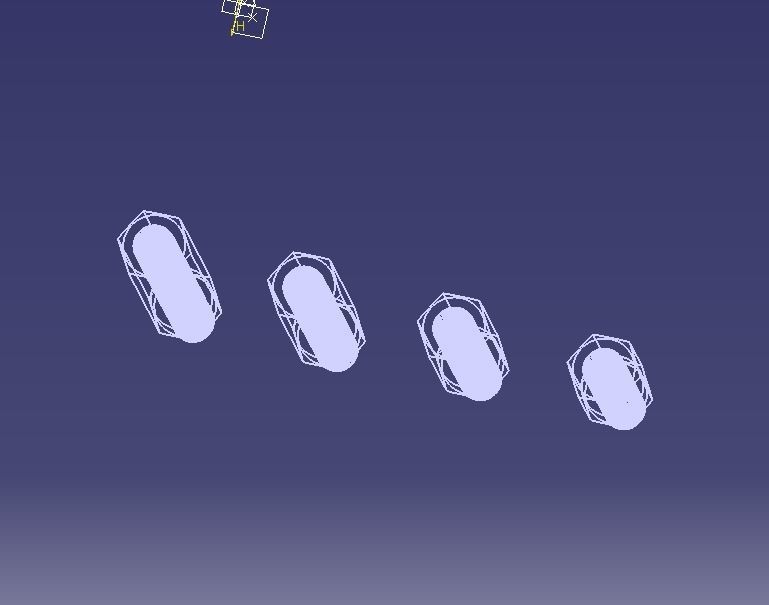 M14 Hexagonal Stud Male-Female Connector 3D print model_26